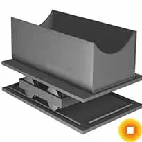 Катковая двухъярусная опора